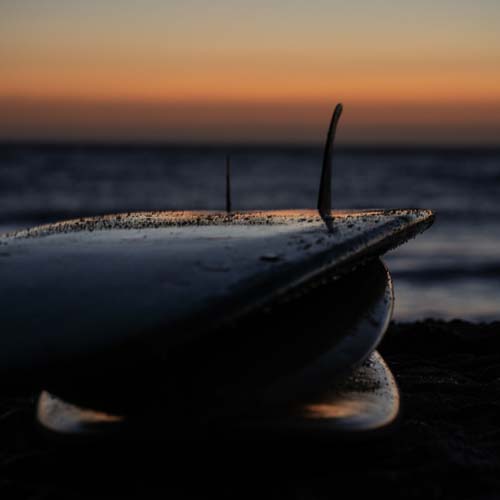 Surfboard Sunset (Landscape)